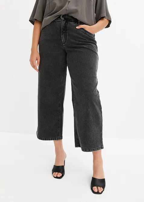 Jean Wide Leg taille mi-haute, bonprix