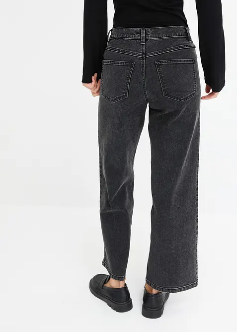 Jean Wide Leg taille mi-haute, bonprix