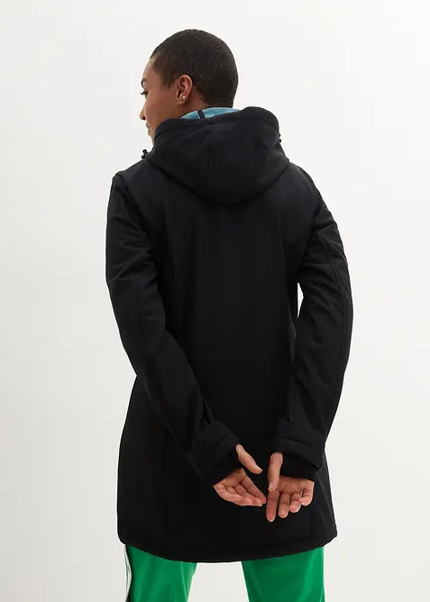 wasserabweisende Funktions-Softshell-Longjacke, Kuschelfleece, bonprix