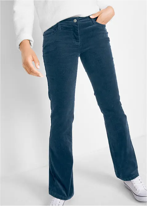 Stretch-Cordhose, Bootcut, bonprix