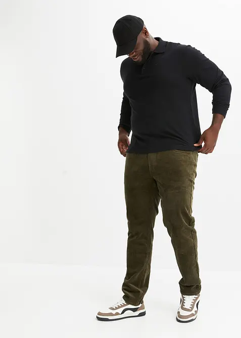 Piqu&eacute;-Poloshirt, Langarm, bonprix