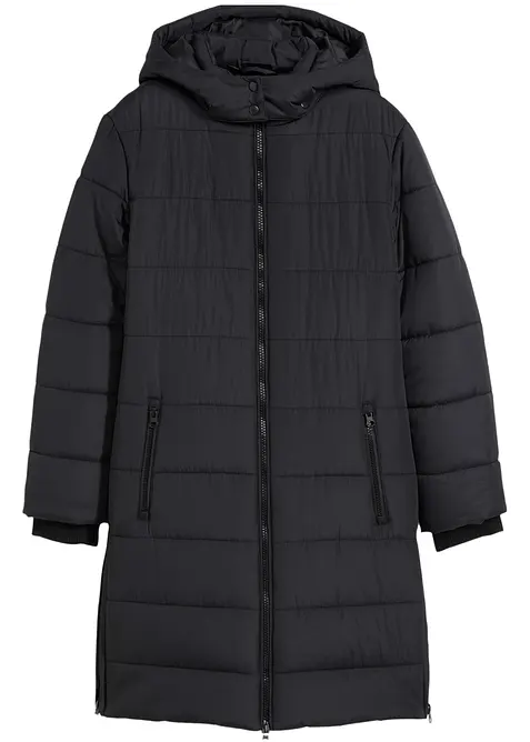 Steppmantel mit abnehmbarer Kapuze, bonprix