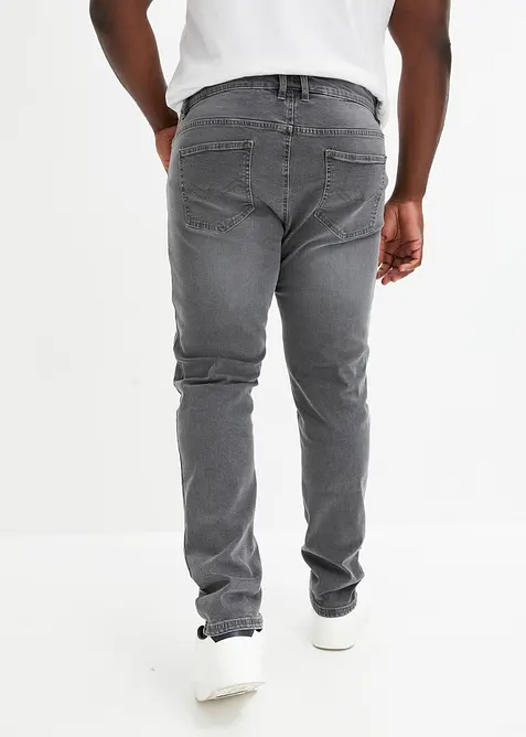 Regular Fit Stretch-Jeans mit Komfortschnitt, Tapered, bonprix