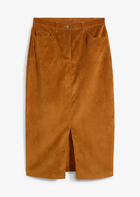 Stretch-Cord-Rock in Midilänge, bonprix