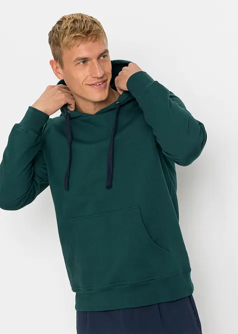 Sweat &agrave; capuche 100% coton, bonprix