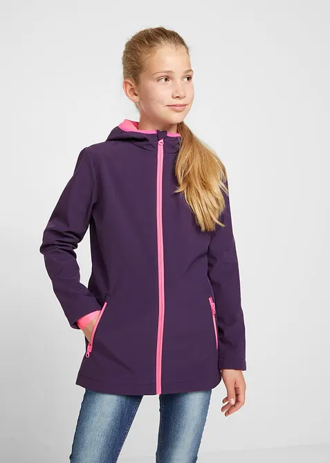 Veste softshell imperm&eacute;able &agrave; capuche, bonprix