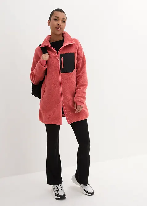 Veste en polaire peluche, bonprix