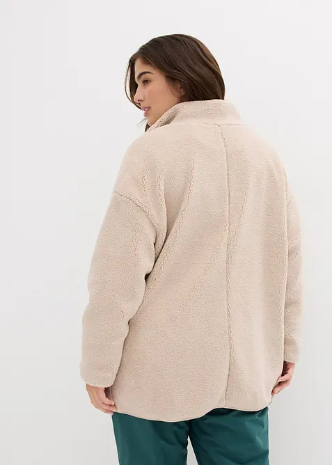 Teddy-Fleece Jacke, bonprix