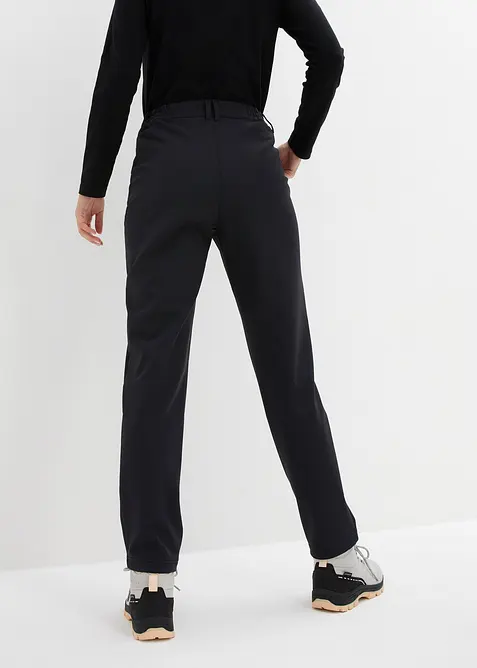 Pantalon déperlant en softshell extensible avec taille élastiquée, bonprix