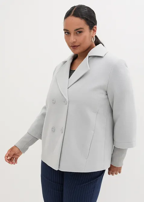 Caban avec manches en maille, bonprix