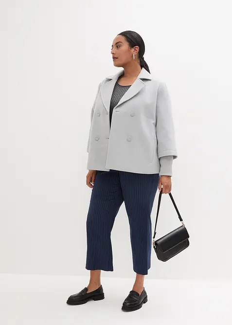 Caban avec manches en maille, bonprix