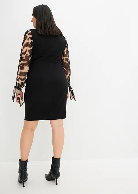 Etuikleid mit tiefem Ausschnitt, bonprix