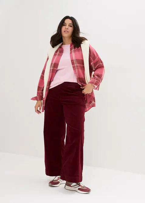 Chemisier en flanelle 100% coton, bonprix