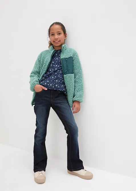 Langarmshirt aus reiner Bio-Baumwolle (3er Pack), bonprix