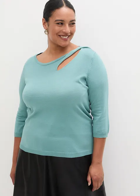 Pull en maille fine, bonprix