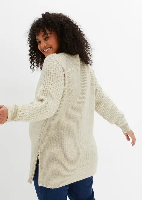 Pull de grossesse et d'allaitement en maille chaude, bonprix