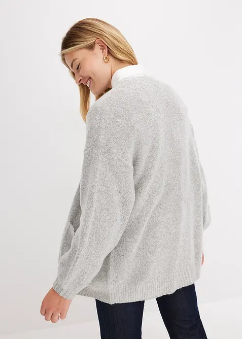 Oversize-Strickjacke, bonprix