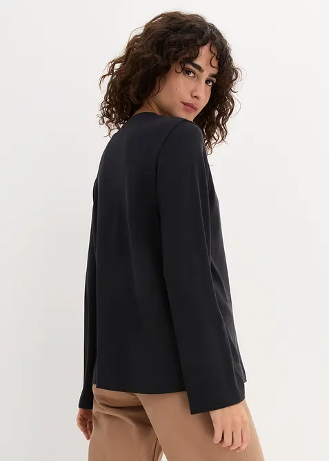 Langarmshirt aus reiner Bio-Baumwolle, bonprix