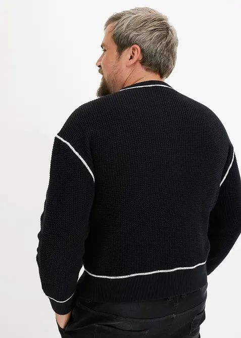 Pullover mit recycelter Baumwolle, Loose Fit, bonprix