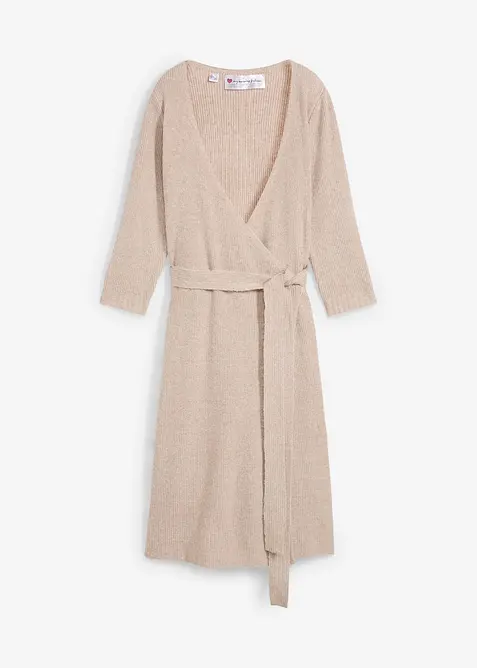 Superweiches Umstands- und Stillstrickkleid mit 3/4 &Auml;rmeln, bonprix