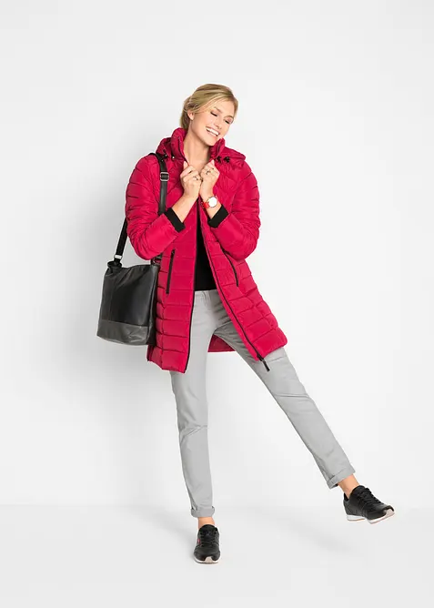 Doudoune longue et matelassée, bonprix