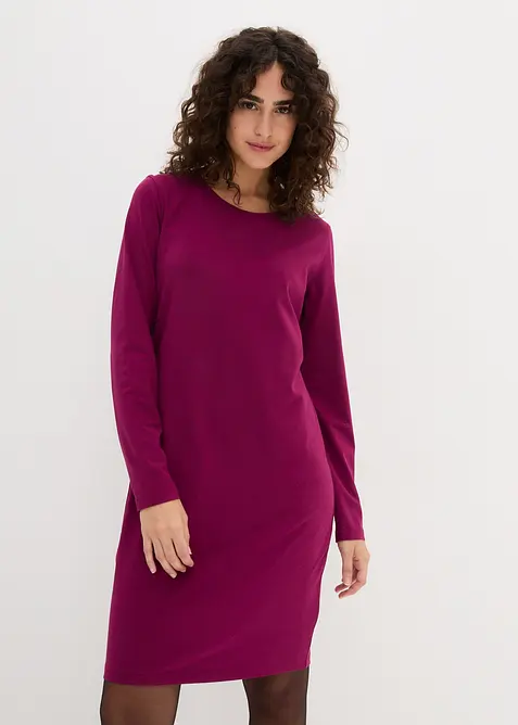 Jerseykleid aus Baumwolle mit Stretch (2er Pack), bonprix