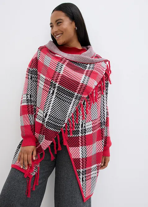 Longstrickjacke mit Fransen, bonprix