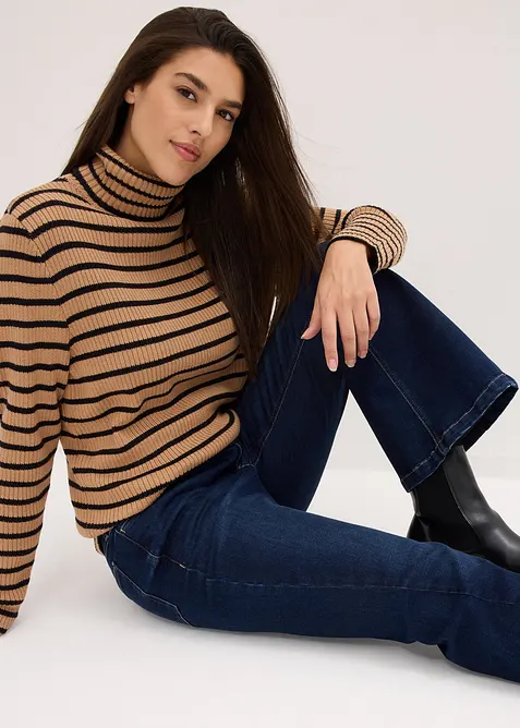 Bottines Chelsea &agrave; semelle crant&eacute;e, bonprix