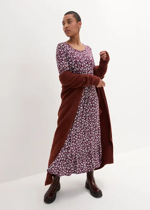 Robe fluide en jersey de viscose mélangée, bonprix