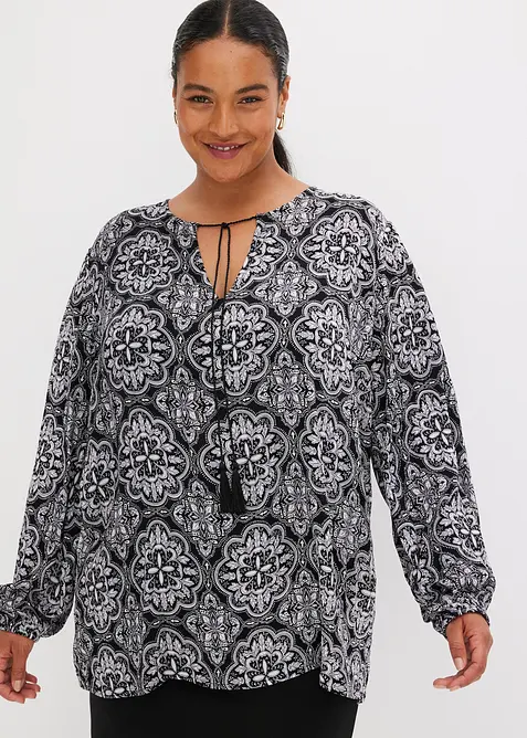 Blouse texturée, bonprix