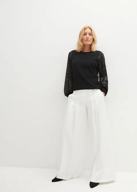 Feinstrickpullover aus weichem Viskose-Mix, bonprix