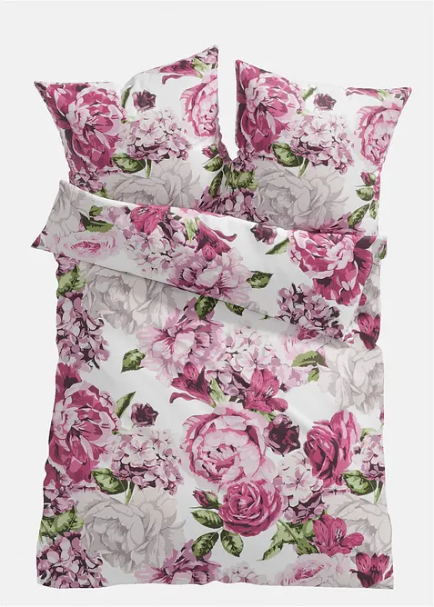 Bettwäsche mit floralem Design, bonprix