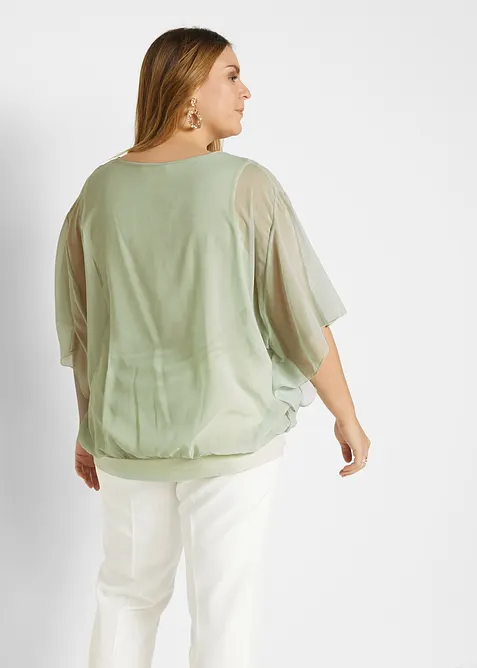Blouse en mousseline, bonprix