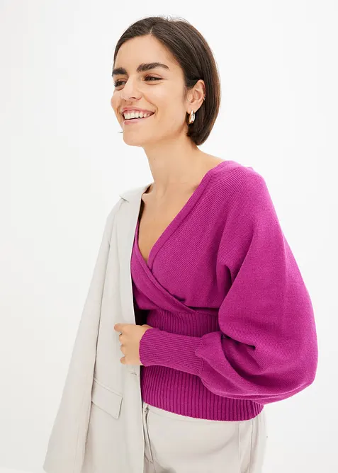 Pull fluide en viscose mélangée, bonprix