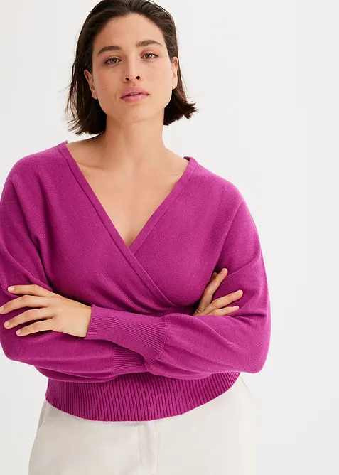 Pull fluide en viscose mélangée, bonprix
