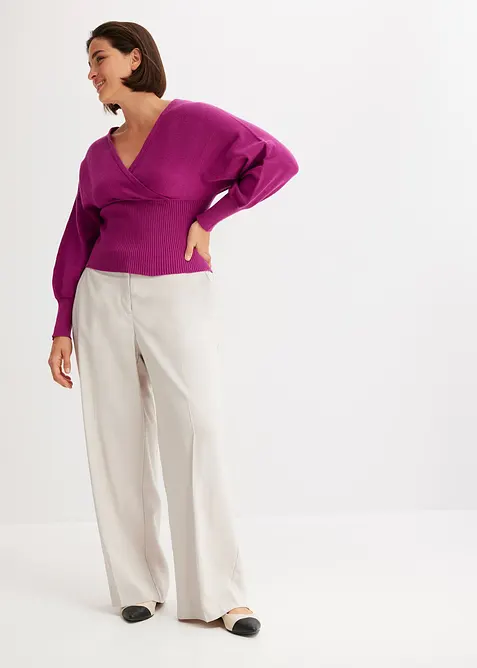 Pull fluide en viscose mélangée, bonprix