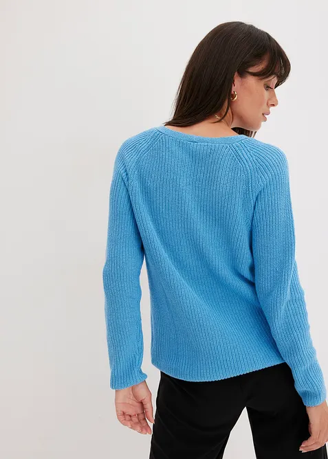 Pull côtelé 100% coton, bonprix