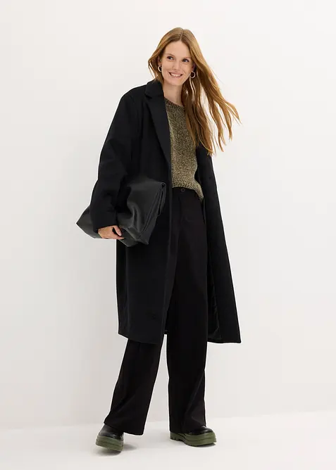 Pull oversize en maille chenille toute douce, bonprix