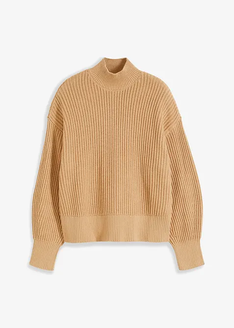 Oversize-Pullover aus reiner Baumwolle, bonprix