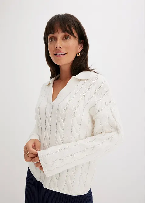 Oversize Pullover aus weichem Kaschmir-Mix, bonprix