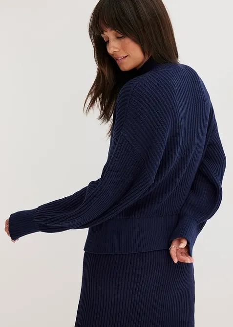 Oversize-Pullover aus reiner Baumwolle, bonprix