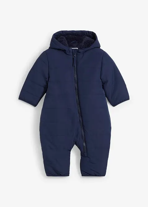 Combinaison imperméable et rembourrée avec doublure en polaire peluche, bonprix