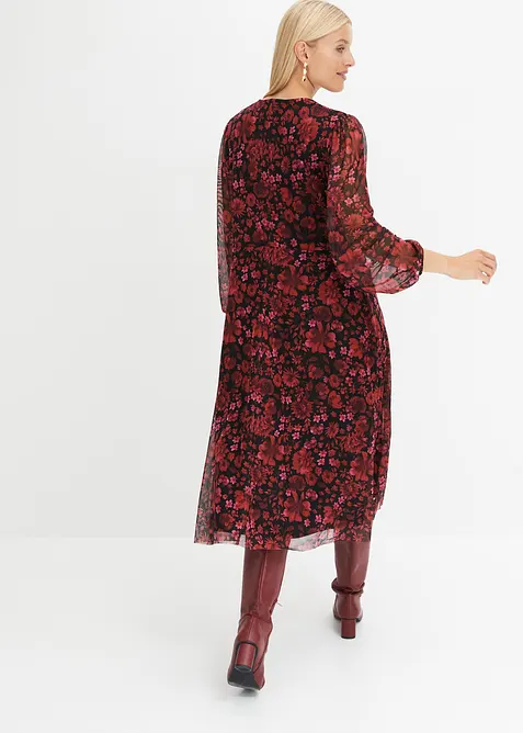 Jersey-Kleid aus Mesh, bonprix