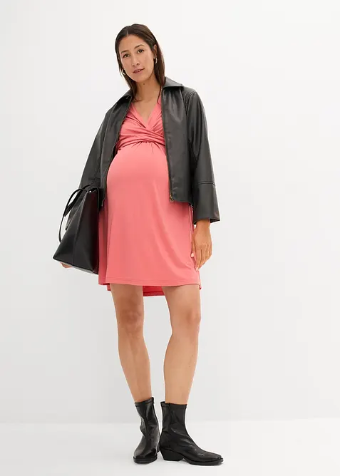 Robe de grossesse/allaitement en viscose extensible, bonprix