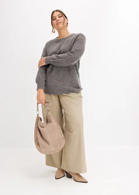 Pullover mit Ballonärmeln, bonprix