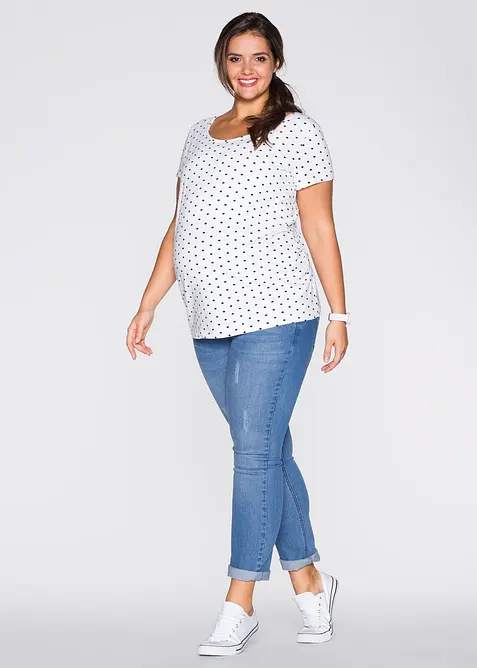 Umstandsshirts aus Bio-Baumwolle (2er-Pack), bonprix