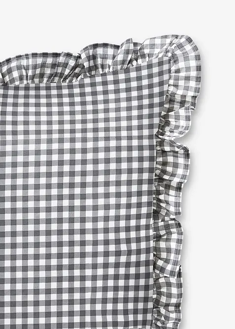 Parure de lit avec finitions volantées, bonprix