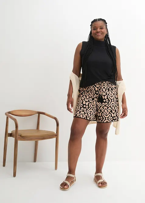 Short en jersey viscose doux, bonprix