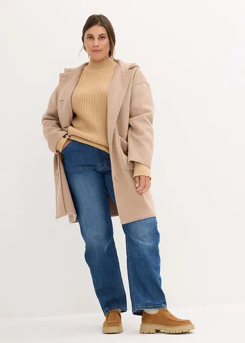 Oversize-Pullover aus reiner Baumwolle, bonprix