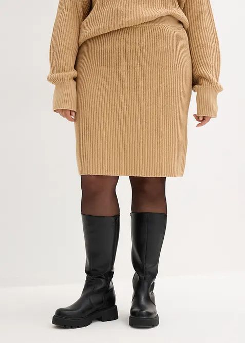 Strickrock aus reiner Baumwolle, bonprix